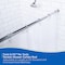 Kenney Mfg Twist & Fit No Tools Tension Shower Curtain Rod, 36-63in, Chrome KN608C/40H - alternate 2
